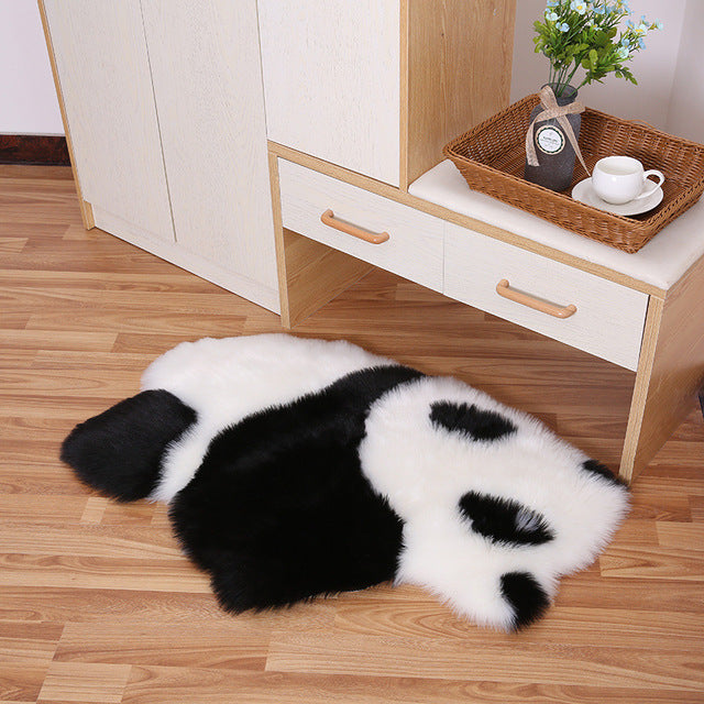 Cute Animal Rug for Children's Room – Fluffy Rug in Animal Design for Playroom & Bedroom