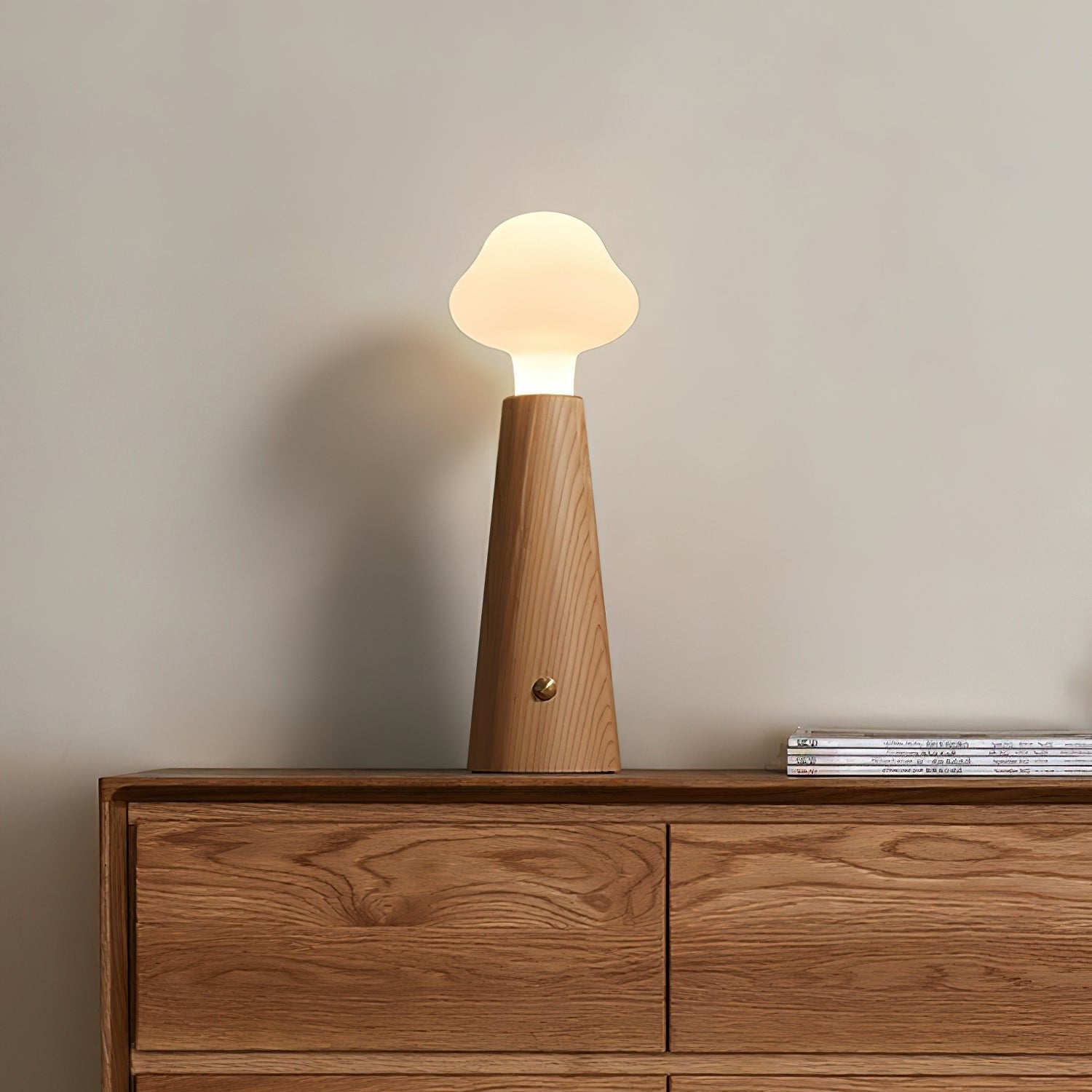 Table Lamp in Poetic Design - Modern LED Lamp for Atmospheric Lighting, Ideal as a Decorative Light for Living Room and Bedroom