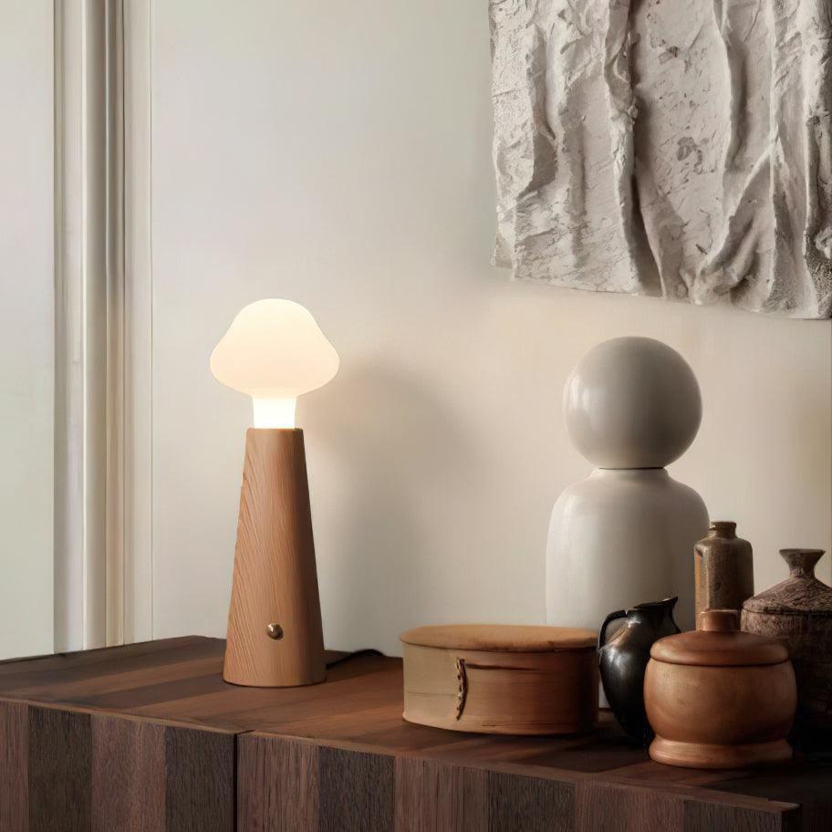 Table Lamp in Poetic Design - Modern LED Lamp for Atmospheric Lighting, Ideal as a Decorative Light for Living Room and Bedroom