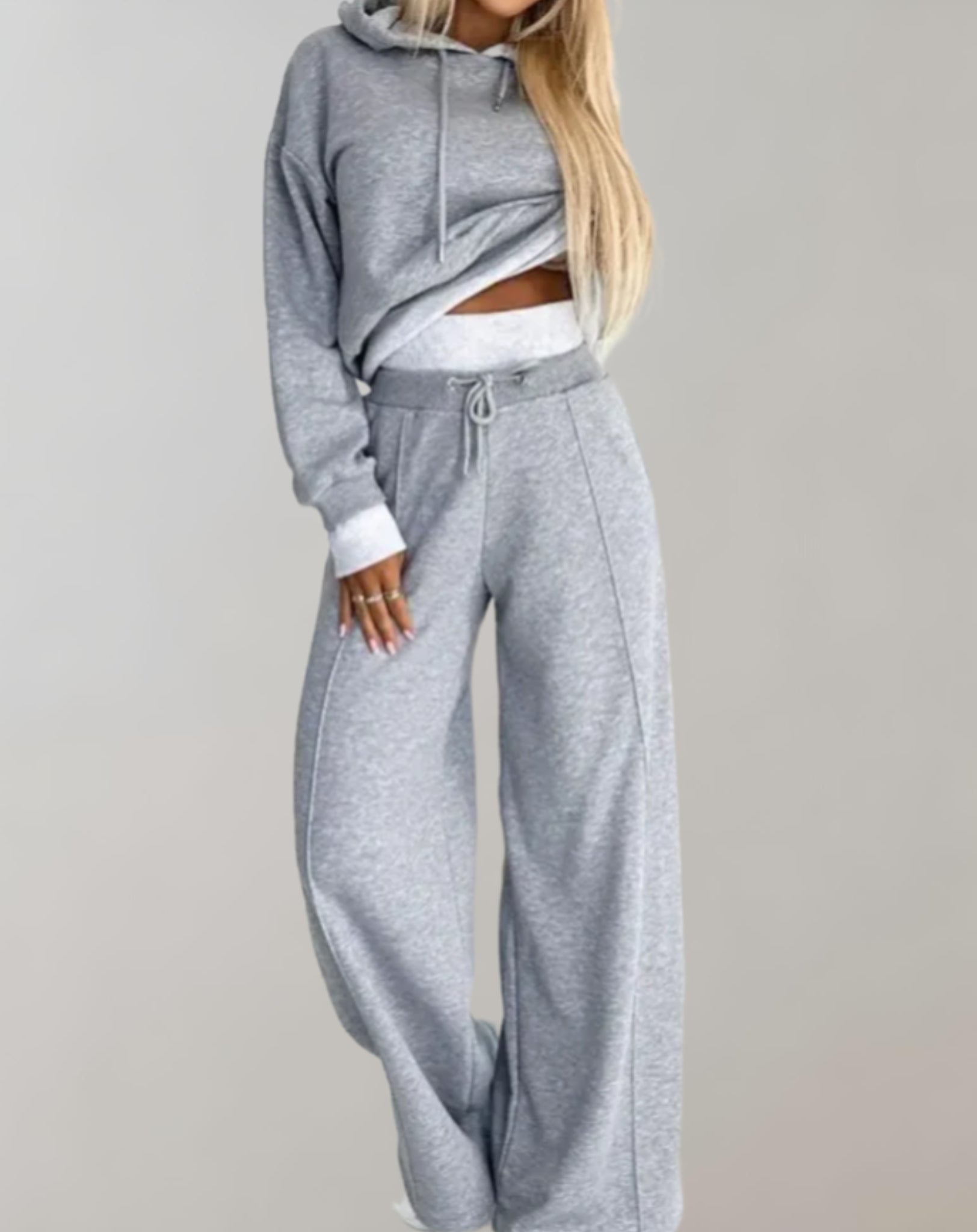 Women's Two Piece Hoodie and Pants Set | Tracksuit