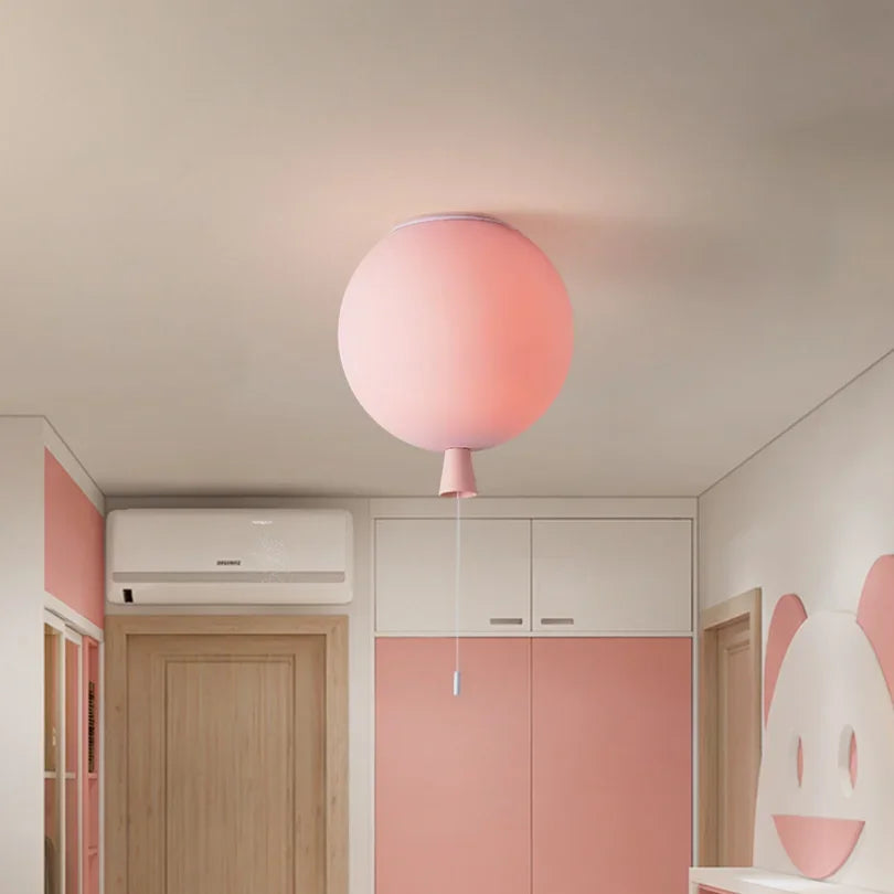 Creative Balloon Ceiling Light for Children's Room – Colourful LED Lighting