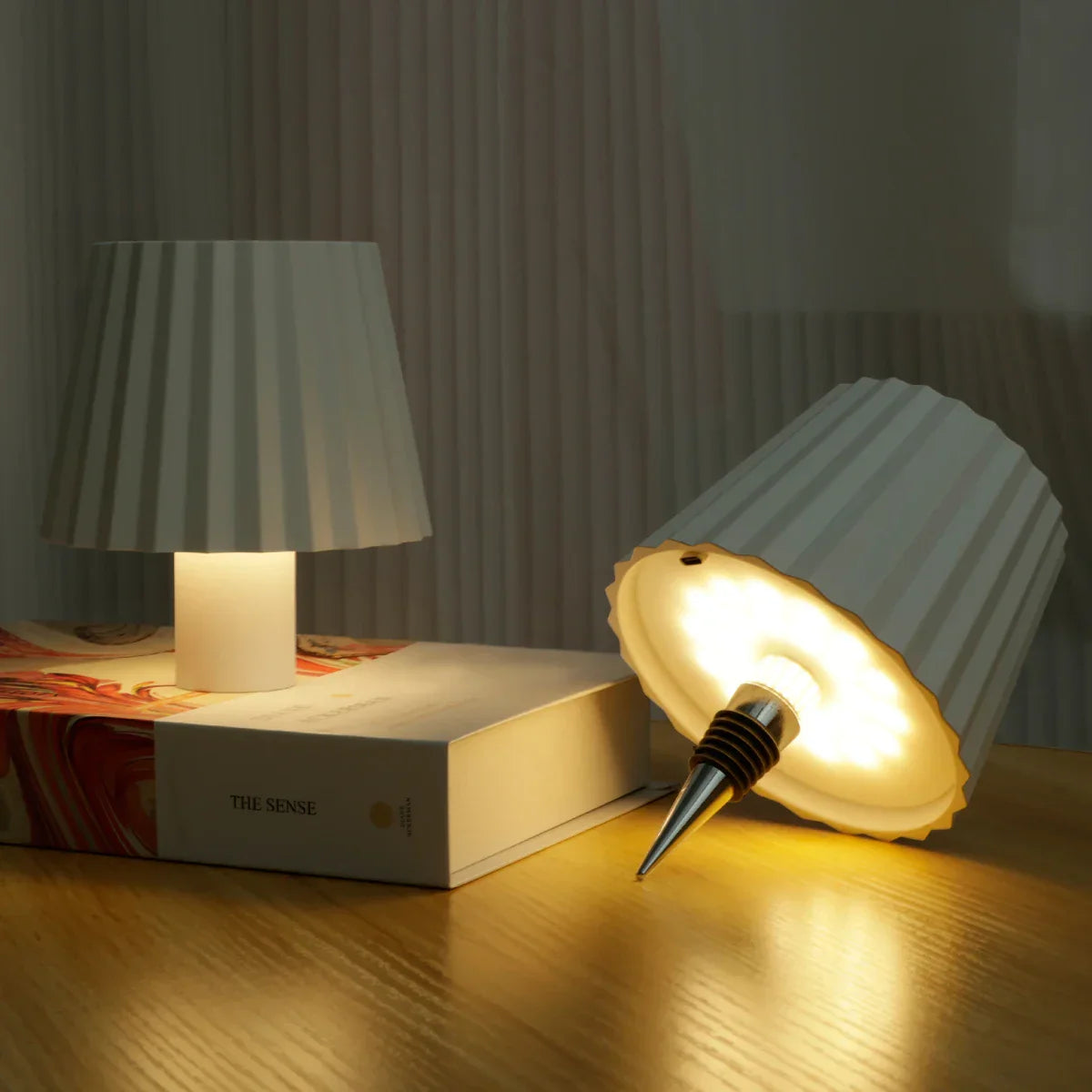 Bottle Table Lamp – Creative DIY LED Night Light for Living and Dining Room