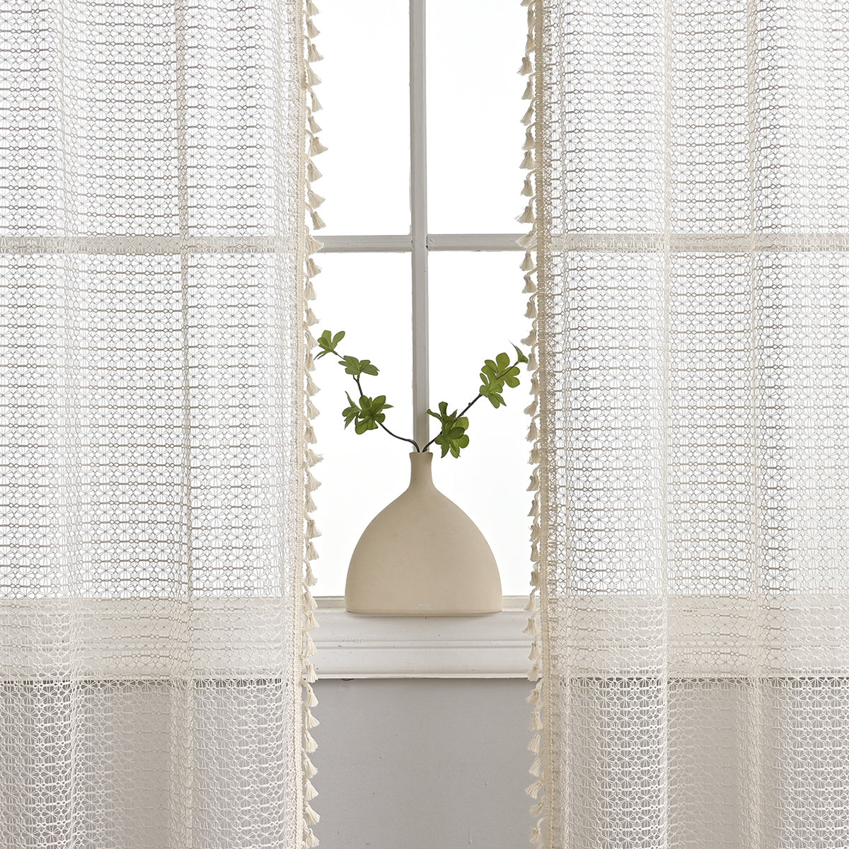 Beige Voile Curtains – Elegant and Soft Window Decoration for Any Room