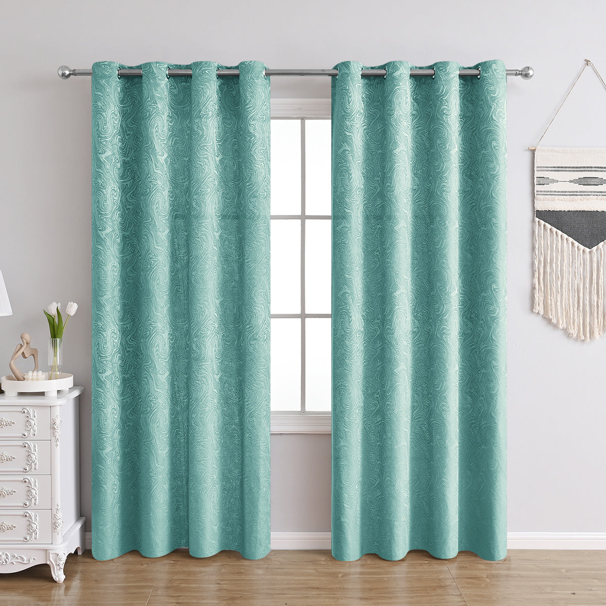 Blackout Curtains with Texture – Modern Accents for Your Living Room, Light-Blocking and Stylish