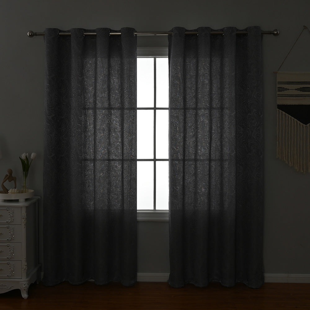 Blackout Curtains with Texture – Modern Accents for Your Living Room, Light-Blocking and Stylish