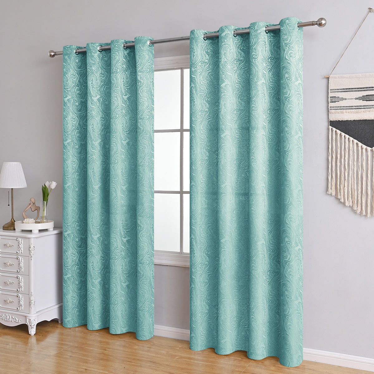 Blackout Curtains with Texture – Modern Accents for Your Living Room, Light-Blocking and Stylish