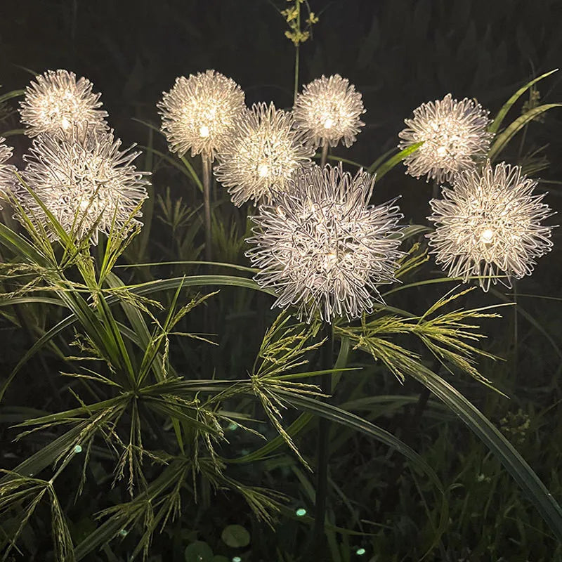 Solar-Powered Dandelion Garden Light – Decorative LED Lawn Light for Outdoor Use