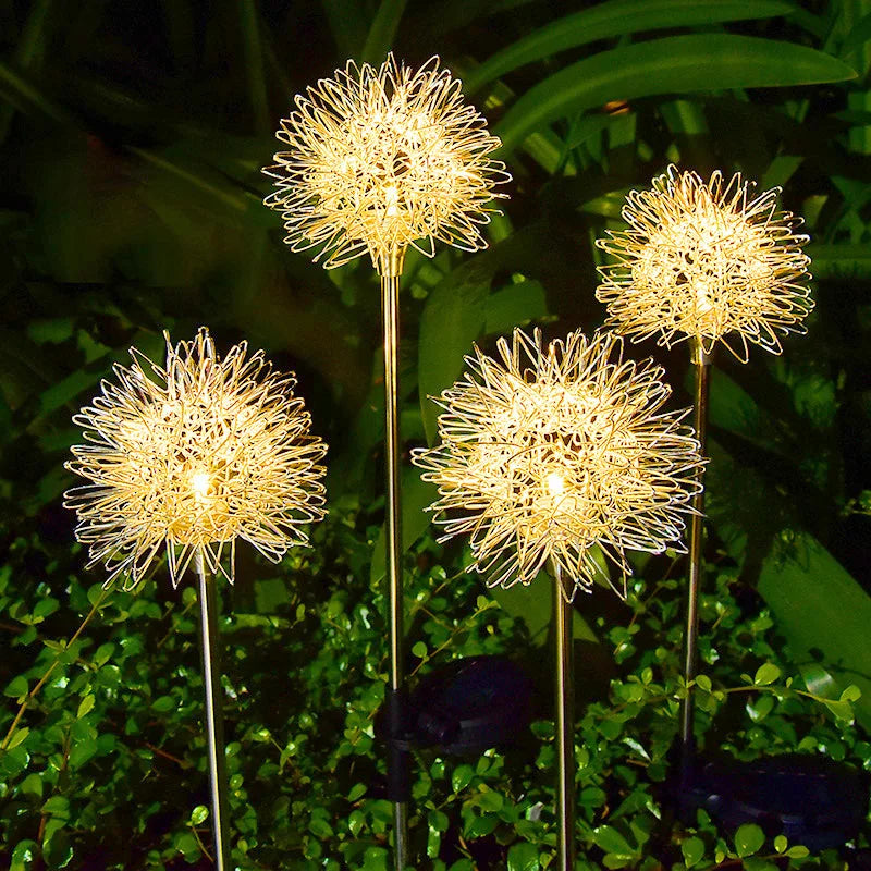 Solar-Powered Dandelion Garden Light – Decorative LED Lawn Light for Outdoor Use