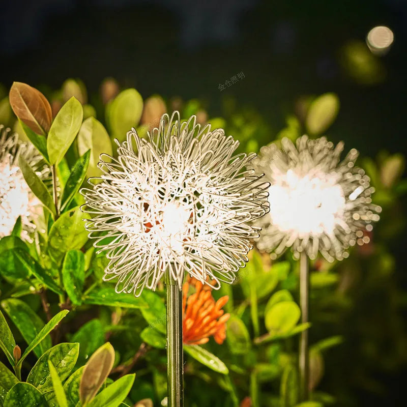 Solar-Powered Dandelion Garden Light – Decorative LED Lawn Light for Outdoor Use