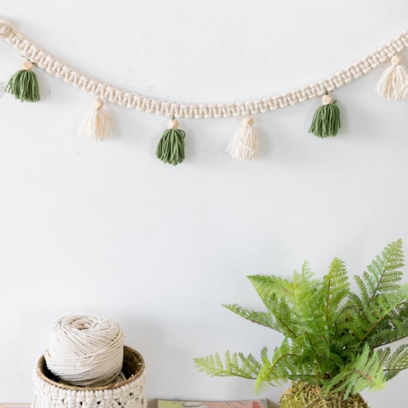 Decorative Macrame Rope – Handcrafted Wall Decor for Boho Style and Interior Design