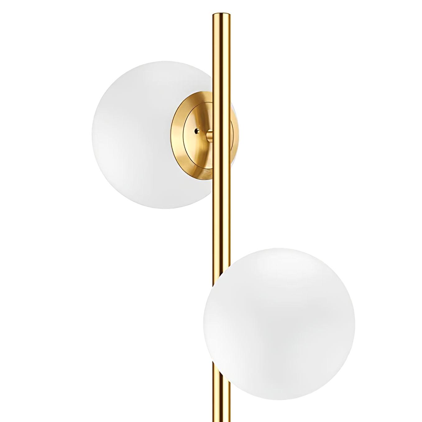 Modern LED Floor Lamp with Globe Lights – Gold Design Lamp for Living Room