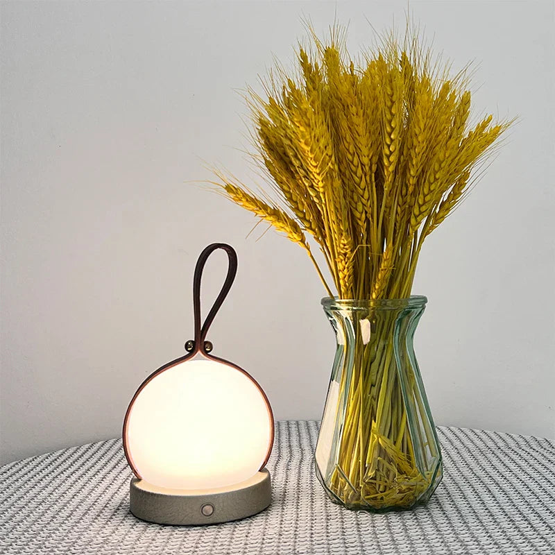 Decorative Wireless LED Lantern – Portable Table Lamp with Warm Light for Indoor Use