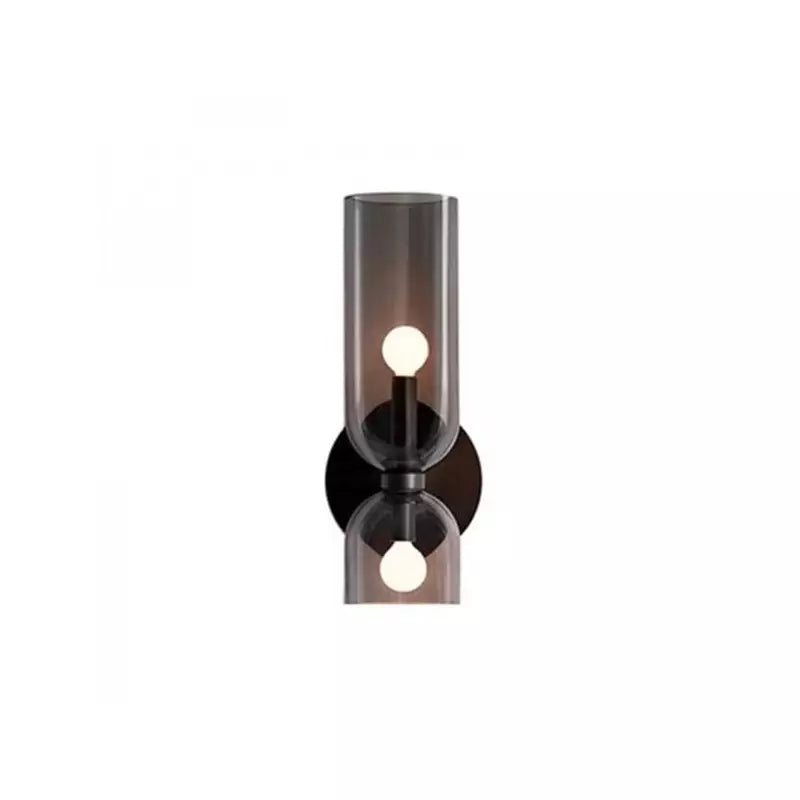 Modern Twin Glow Glass Wall Light