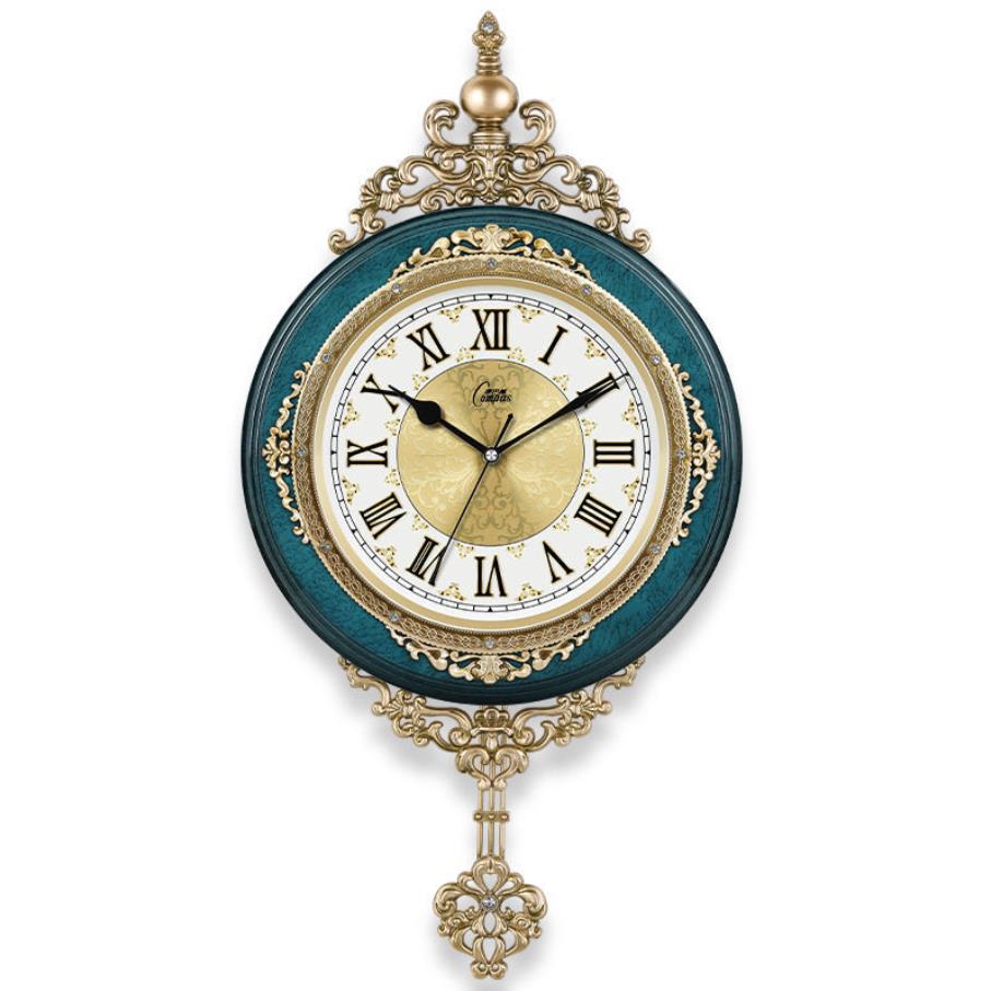 Vintage European Wall Clock in Retro Style – Antique Design for Living Room and Office