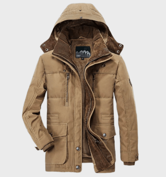 Men's Zip Up Winter Jacket | Hooded