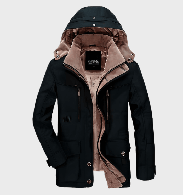 Men's Zip Up Winter Jacket | Hooded