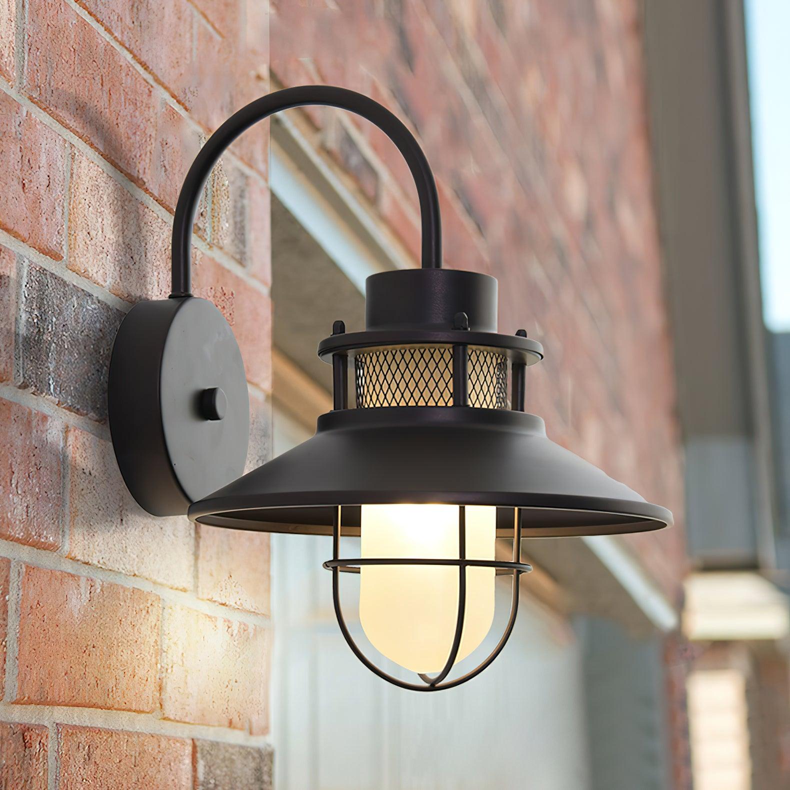 Outdoor Wall Light in Industrial Style - Weatherproof Design for Garden and Terrace