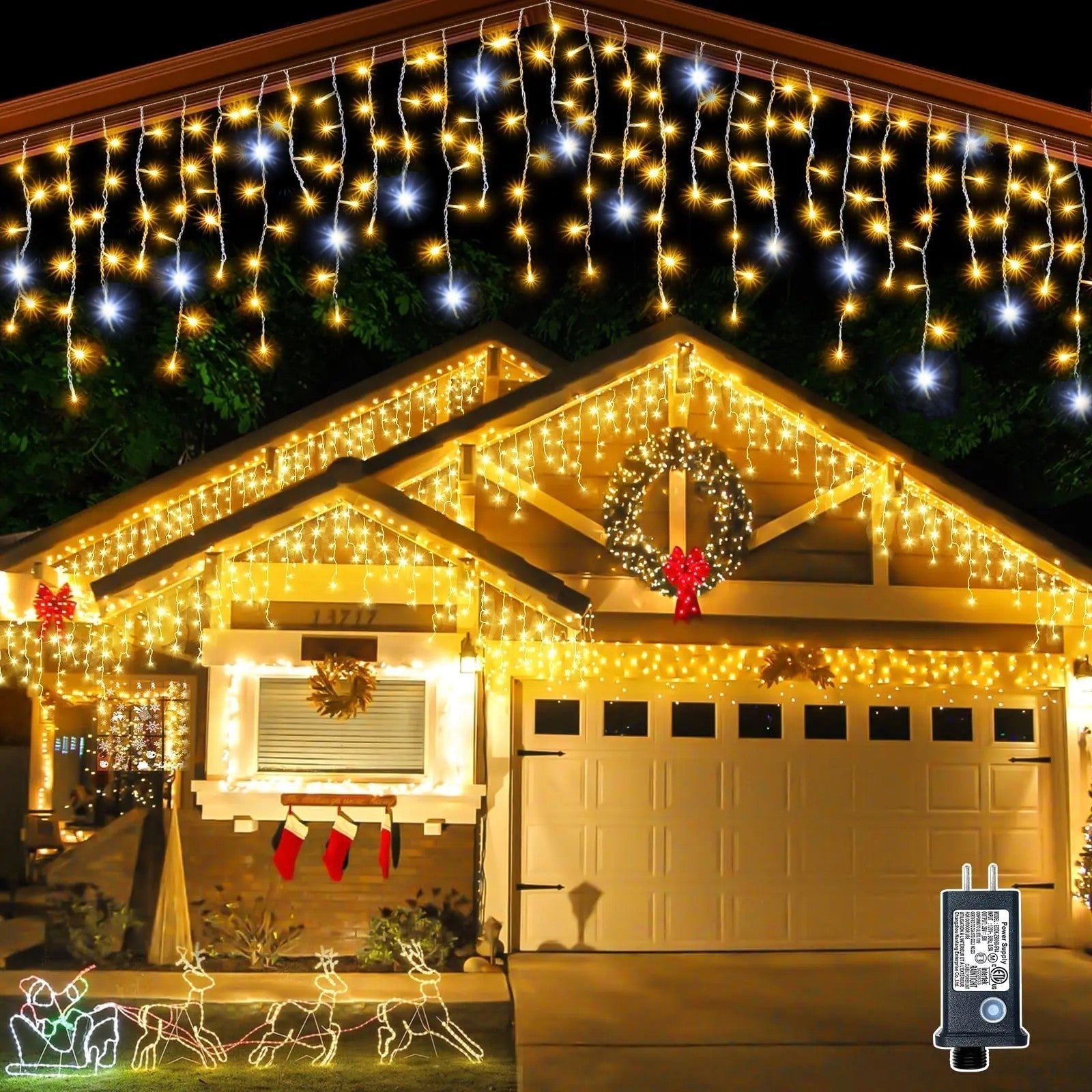 LED Curtain Lights for Outdoors – Waterproof Christmas Lighting for Garden and Terrace