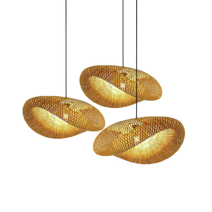 Handcrafted Woven Pendant Light