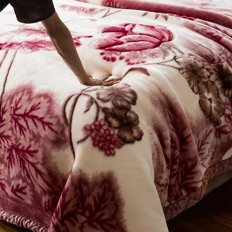 Cozy & Double Layered Fluffy Weighted Blanket