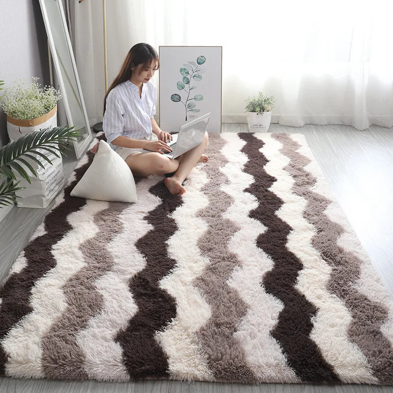 Non-Slip Soft Fluffy Living Room Rug