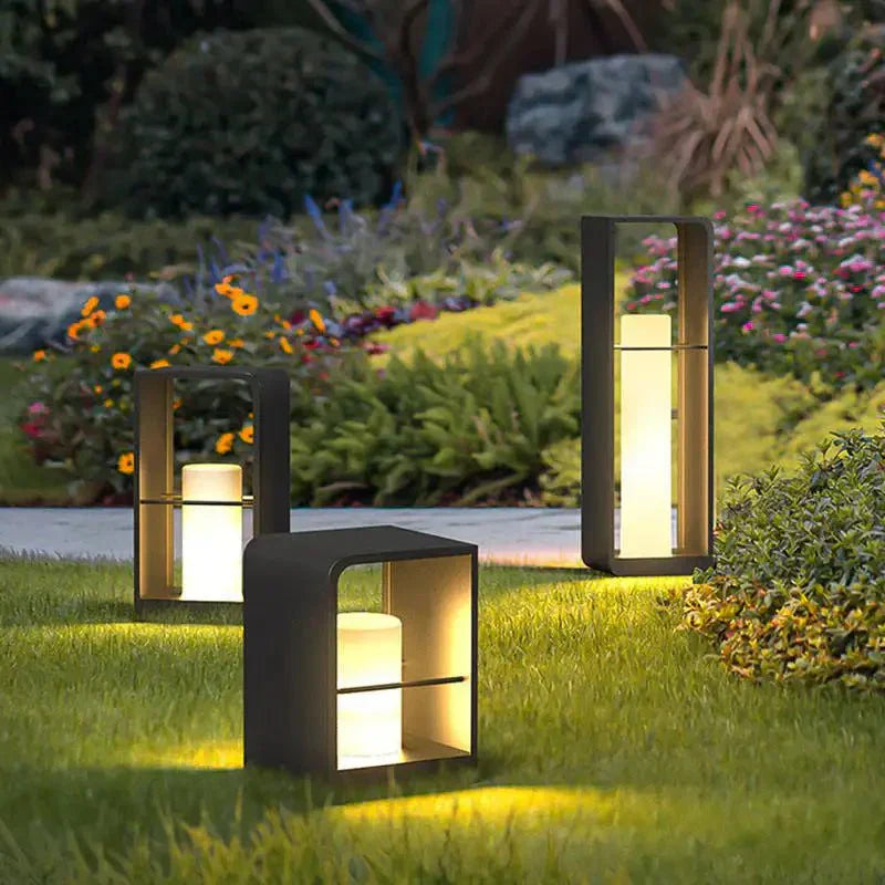 Solar-Powered Garden Lantern – Weatherproof LED Outdoor Light for Patio and Garden