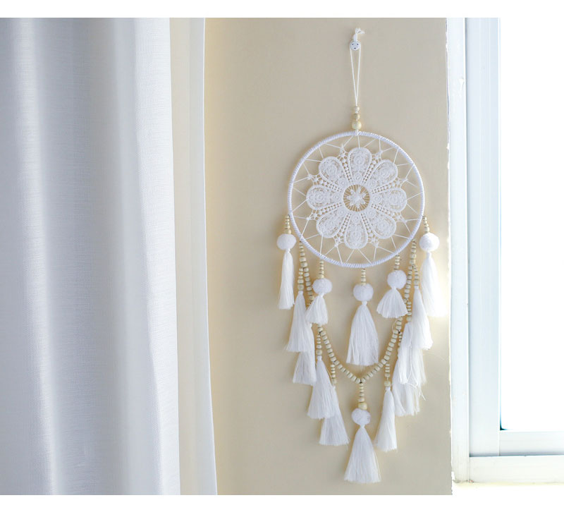 Boho Wall Tapestry with Sun and Moon Design – Handcrafted Dreamcatcher from Macramé for Stylish Wall Decoration