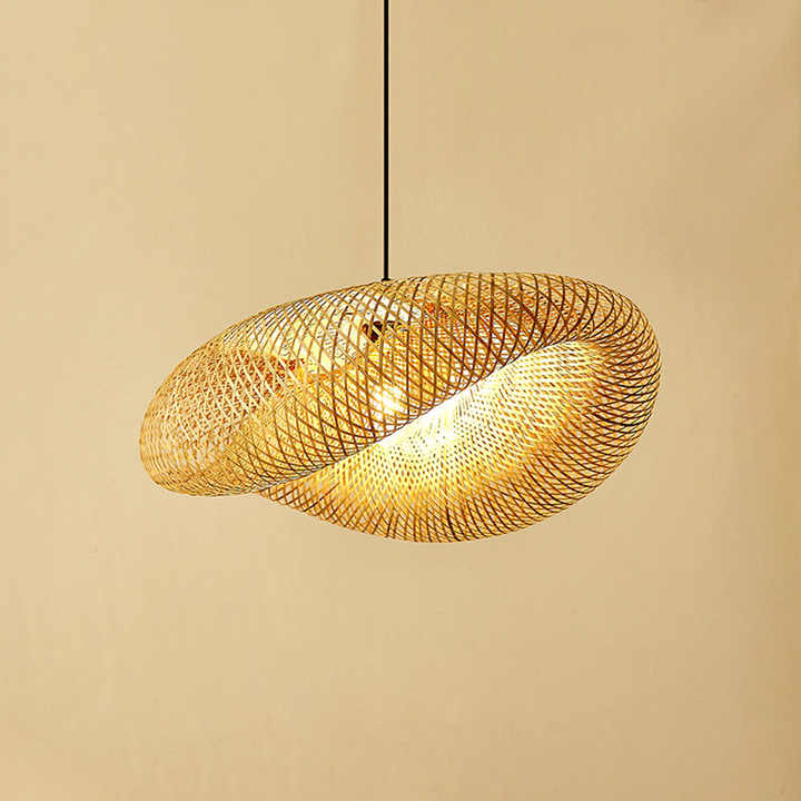 Handcrafted Woven Pendant Light