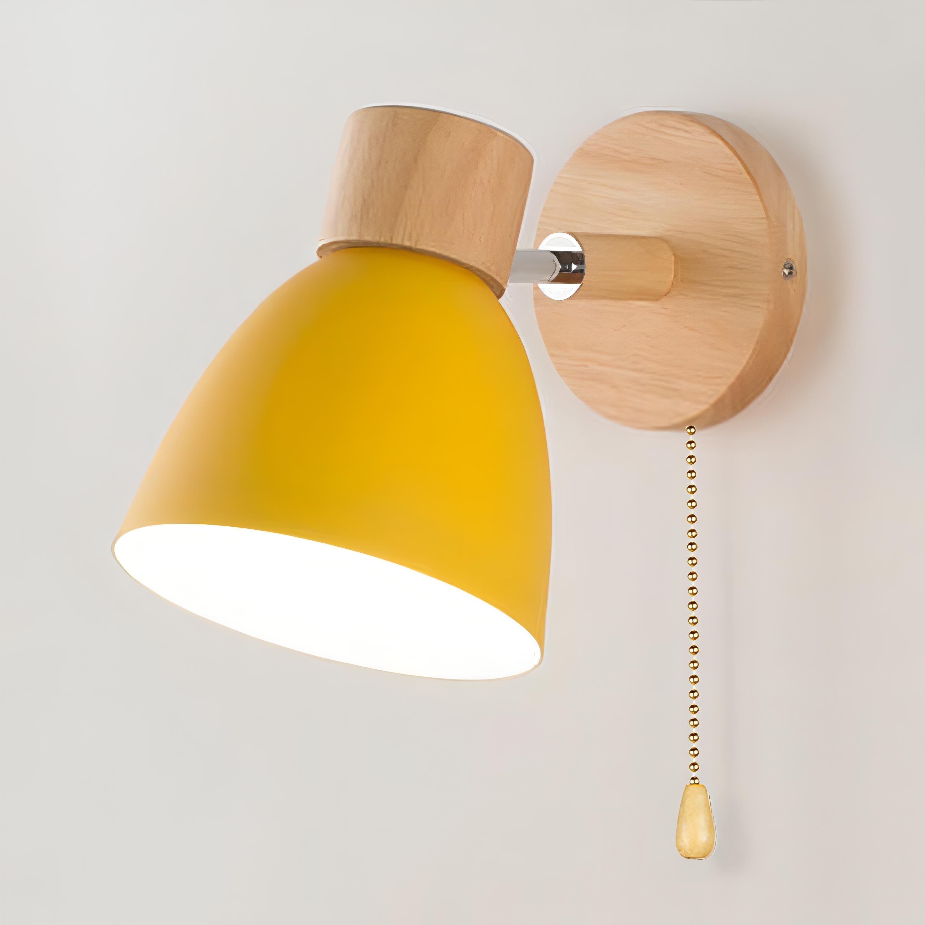 Scandinavian Wall Lights with Pull Switch