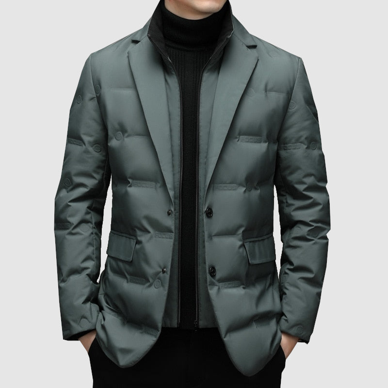 Men's Puffer Winter Coat | Zip Up