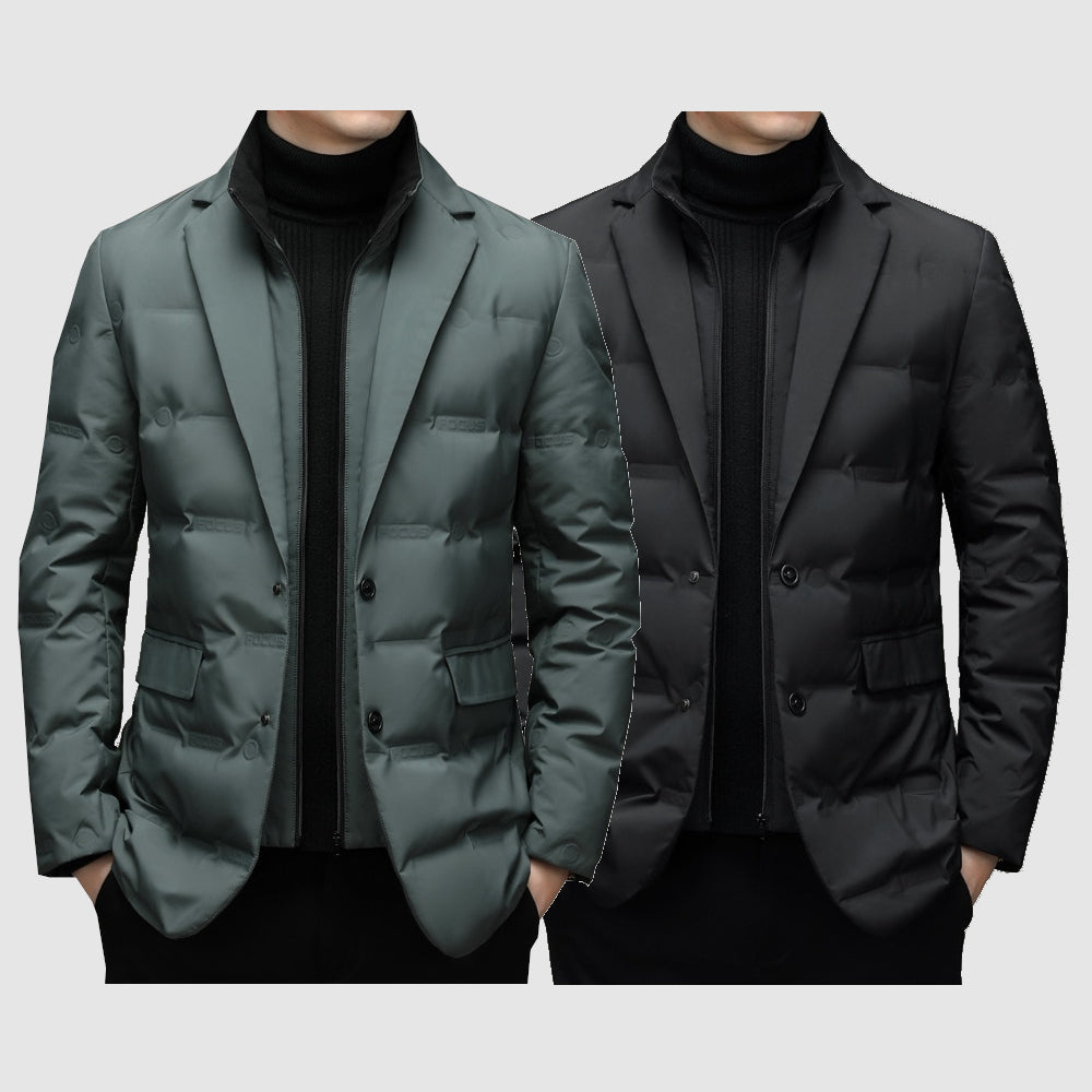 Men's Puffer Winter Coat | Zip Up