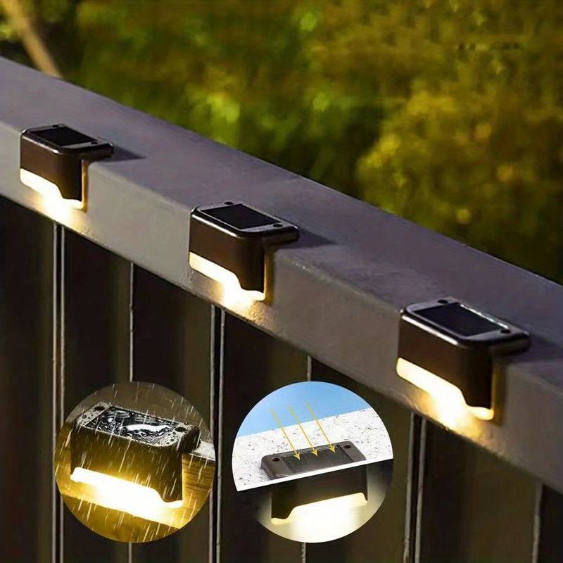 Solar-Powered LED Outdoor Wall Light