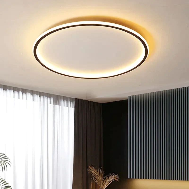 Scandinavian Round LED Ceiling Light Fixture