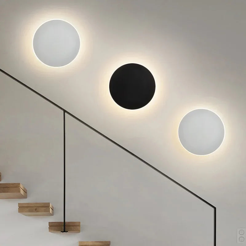 Modern LED Wall Lamp Round for Indoor - Stylish Wall Lighting