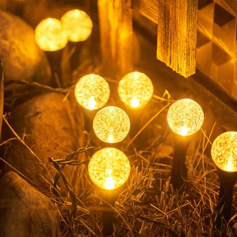 Eco-Friendly Solar Garden Lights – Energy-Efficient LED Garlands for Outdoor Areas