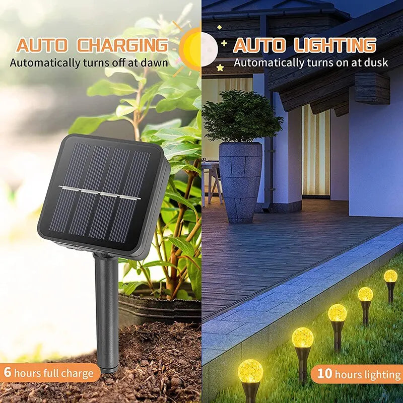 Eco-Friendly Solar Garden Lights – Energy-Efficient LED Garlands for Outdoor Areas