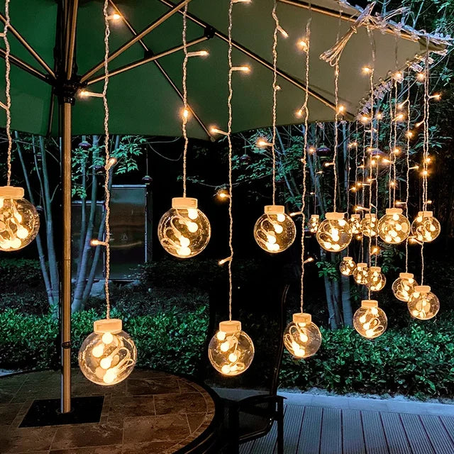 Waterproof LED Fairy Garland for Outdoors – Atmospheric String Lights for Garden & Terrace