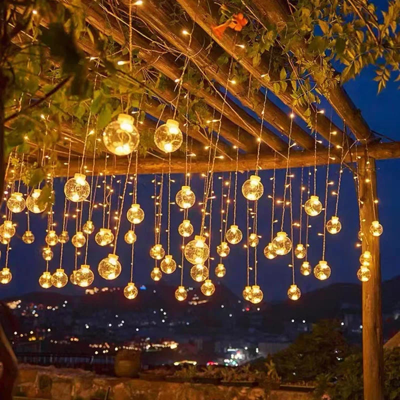 Waterproof LED Fairy Garland for Outdoors – Atmospheric String Lights for Garden & Terrace