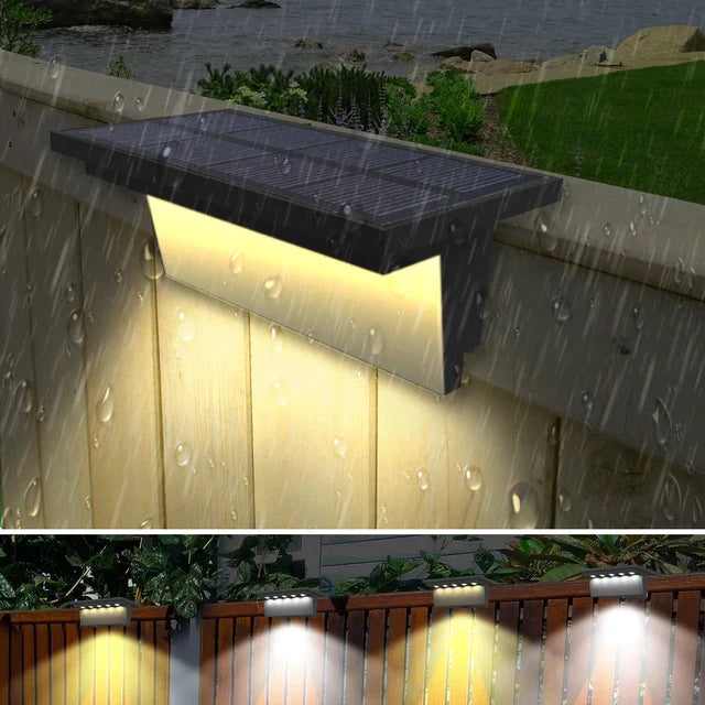 Solar Outdoor Lights – LED Landscape Lighting for Garden, Fence and Stairs