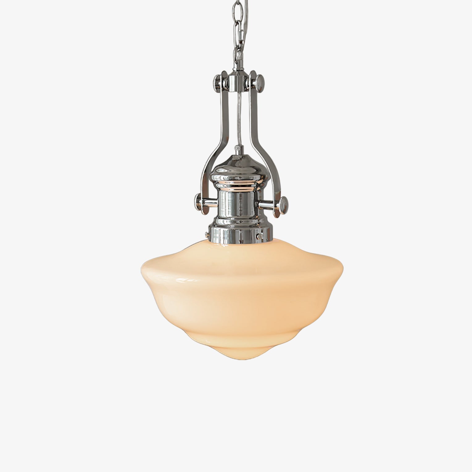 Classic Retro Pendant Light in Schoolhouse Style – Vintage Lighting for Kitchen and Dining Room