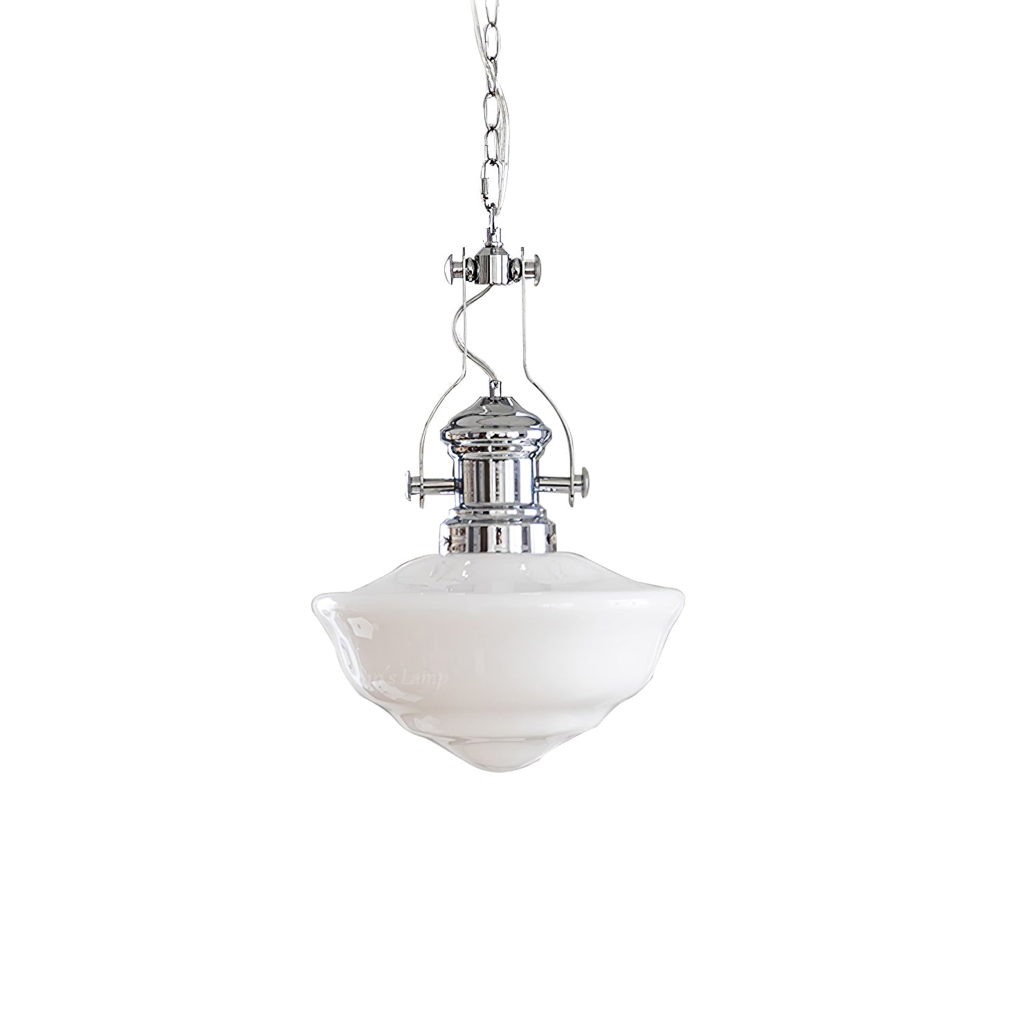 Classic Retro Pendant Light in Schoolhouse Style – Vintage Lighting for Kitchen and Dining Room