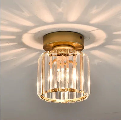 Crystal Ceiling Light – Luxury Lampshade Made of Crystal for Hallway and Living Room