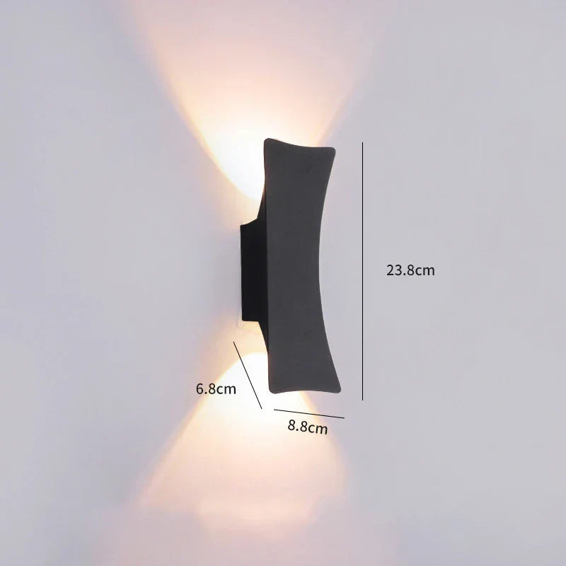 Minimalist LED Outdoor Wall Light, Modern Waterproof Wall Lighting for Terrace and Garden