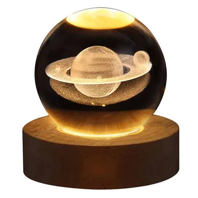 Solar System Table Lamp – LED Light with Planet Design for Living Spaces