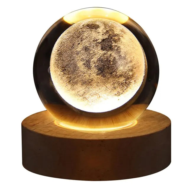 Solar System Table Lamp – LED Light with Planet Design for Living Spaces