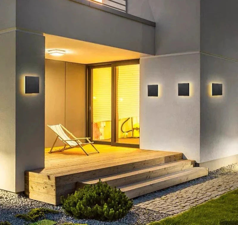 Modern LED Outdoor Wall Light – Energy Efficient, Weatherproof and Ideal for Garden or Terrace