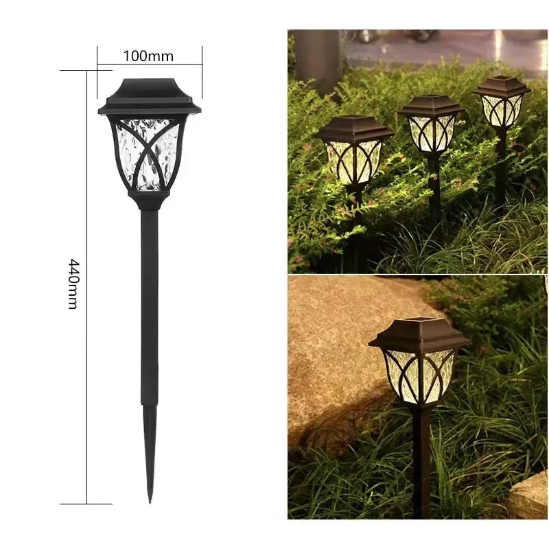 LED Solar Garden Lights – Decorative Solar-Powered Lawn Lights for Outdoor Paths