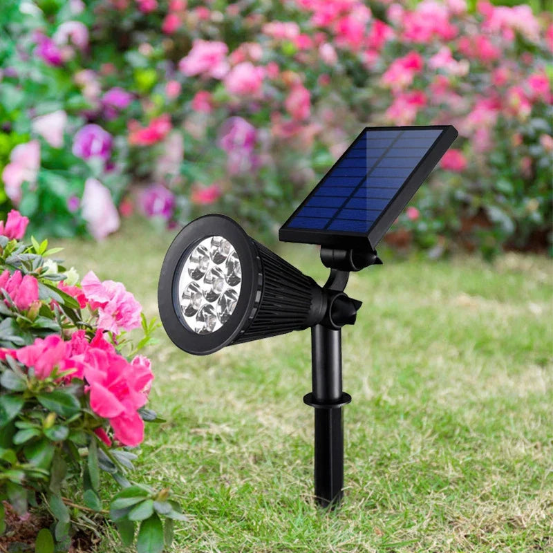 Solar LED Garden Spotlight for Path Lighting - Slim, Weatherproof & Energy Efficient