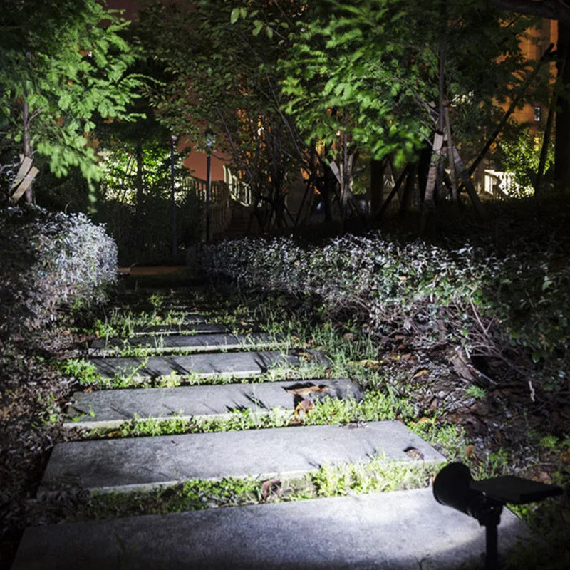 Solar LED Garden Spotlight for Path Lighting - Slim, Weatherproof & Energy Efficient