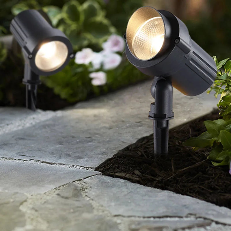 Weatherproof LED Garden Spotlights for Paths and Landscapes - Energy-Saving Outdoor Lighting in Premium Quality